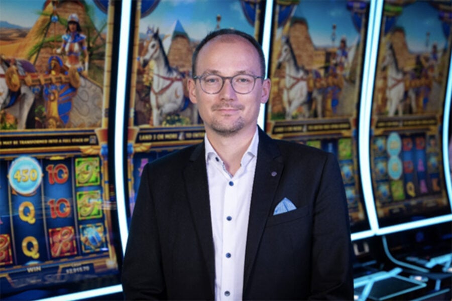 Dominik Raasch, miembro del consejo de administración de Merkur Games.